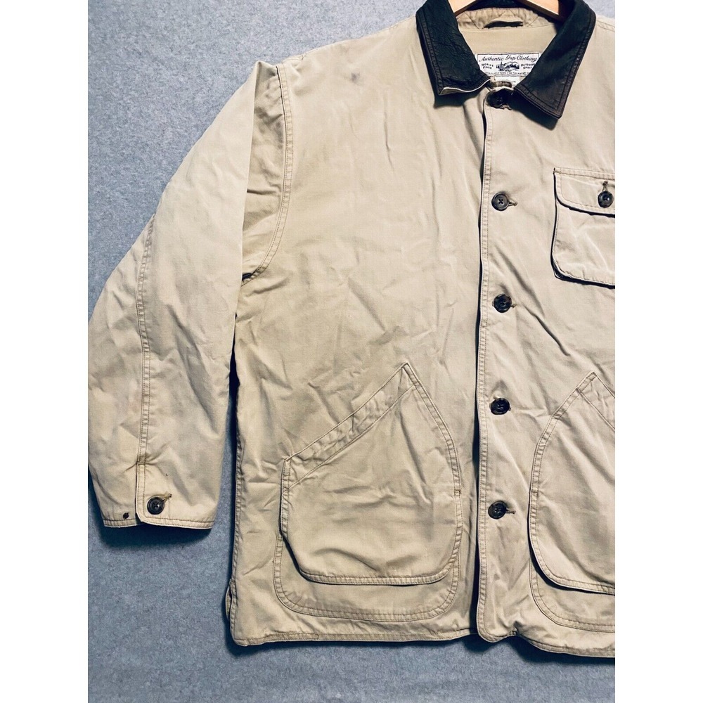 VTG Authentic Gap Barn Chore Coat Men's XL Beige Cotton Classic Outdoor Spirit - Picture 2 of 16